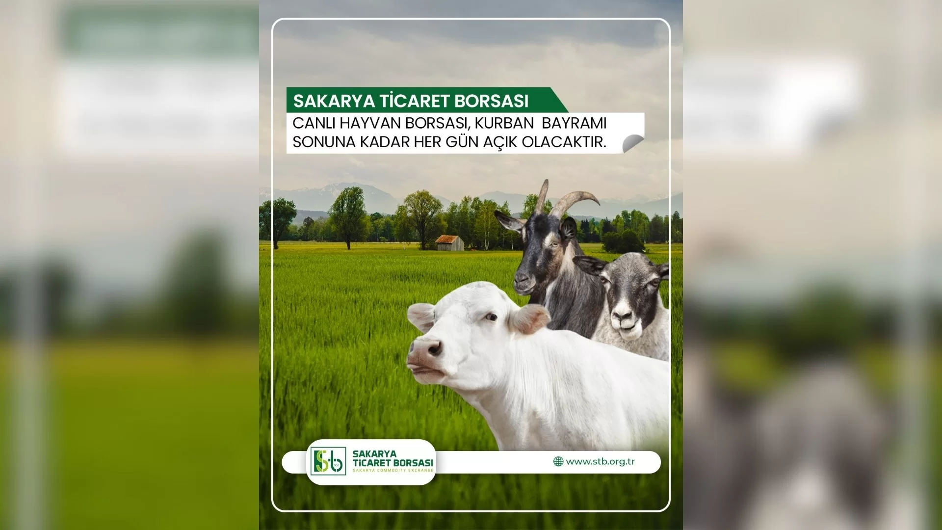 Sakarya Ticaret Borsası’ndan Kurban Bayramı Açıklaması